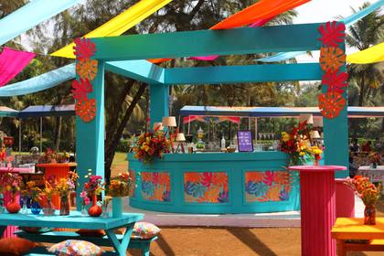 Bar and Lounge — Mehendi decor — ITC Grand Goa